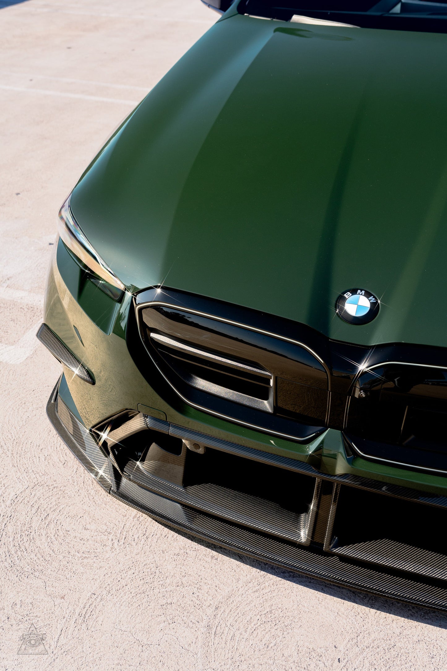 TRE BMW M5 G90 G99 Pre-Preg Carbon Fibre PR-1 Front Lip by TRE Front Lips & Splitters AUTOID®