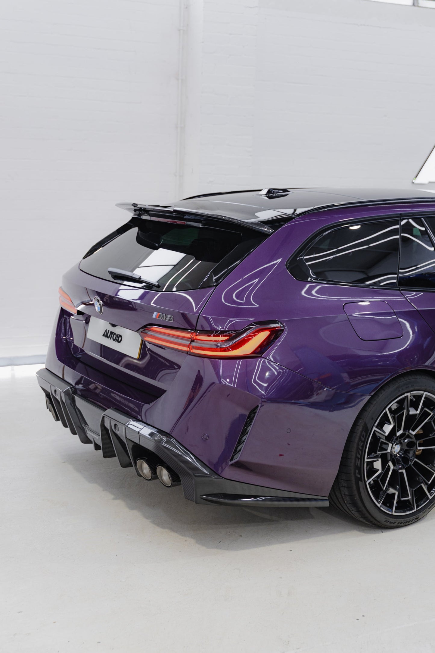 TRE BMW M5 G99 Touring & G61 5 Series Pre-Preg Carbon Fibre PR-1 Rear Spoiler by TRE  Rear Spoilers  AUTOID  