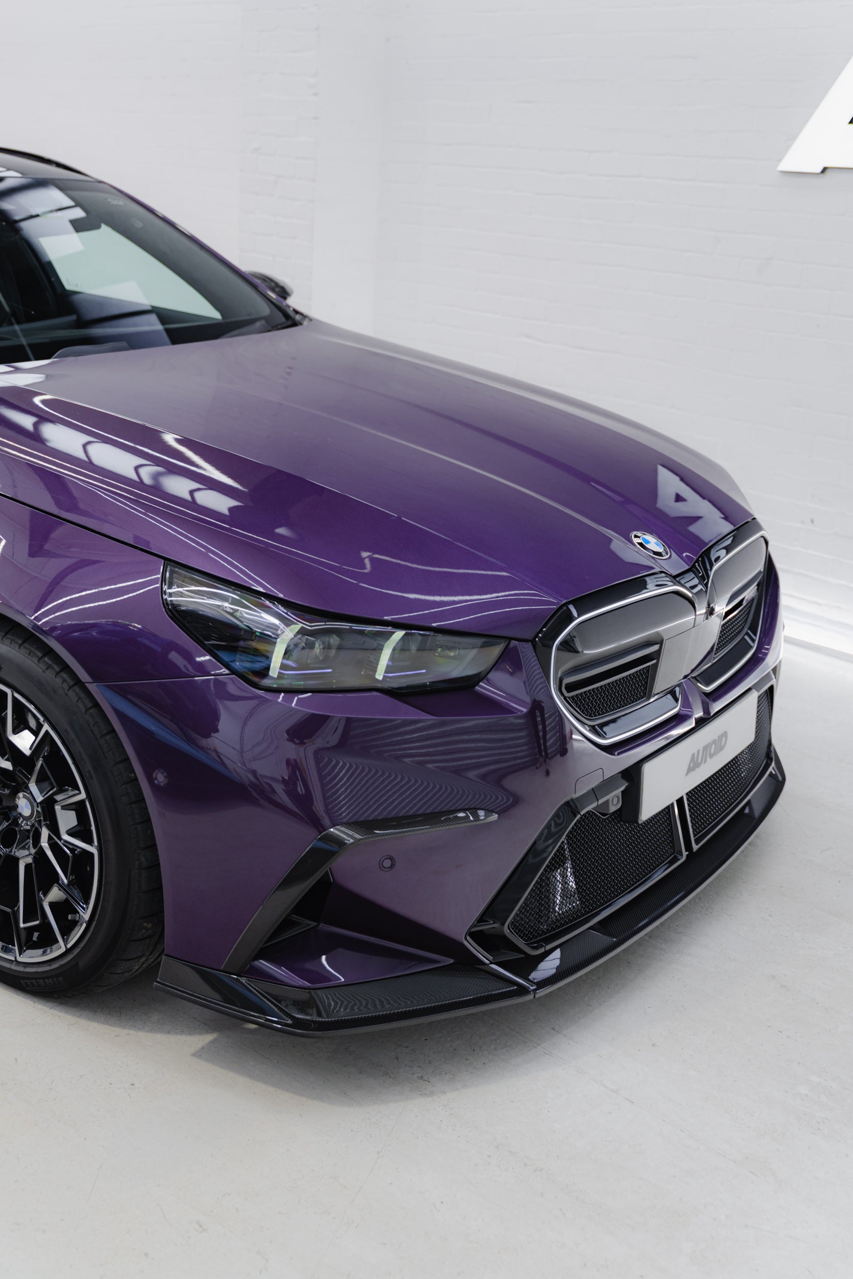 TRE BMW M5 G90 G99 Pre-Preg Carbon Fibre PR-1 Front Lip by TRE  Front Lips & Splitters  AUTOID  