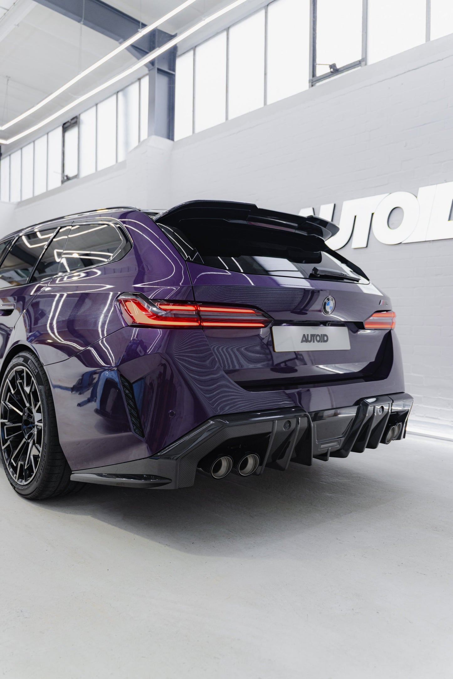 TRE BMW M5 G99 Touring & G61 5 Series Pre-Preg Carbon Fibre PR-1 Rear Spoiler by TRE  Rear Spoilers  AUTOID  