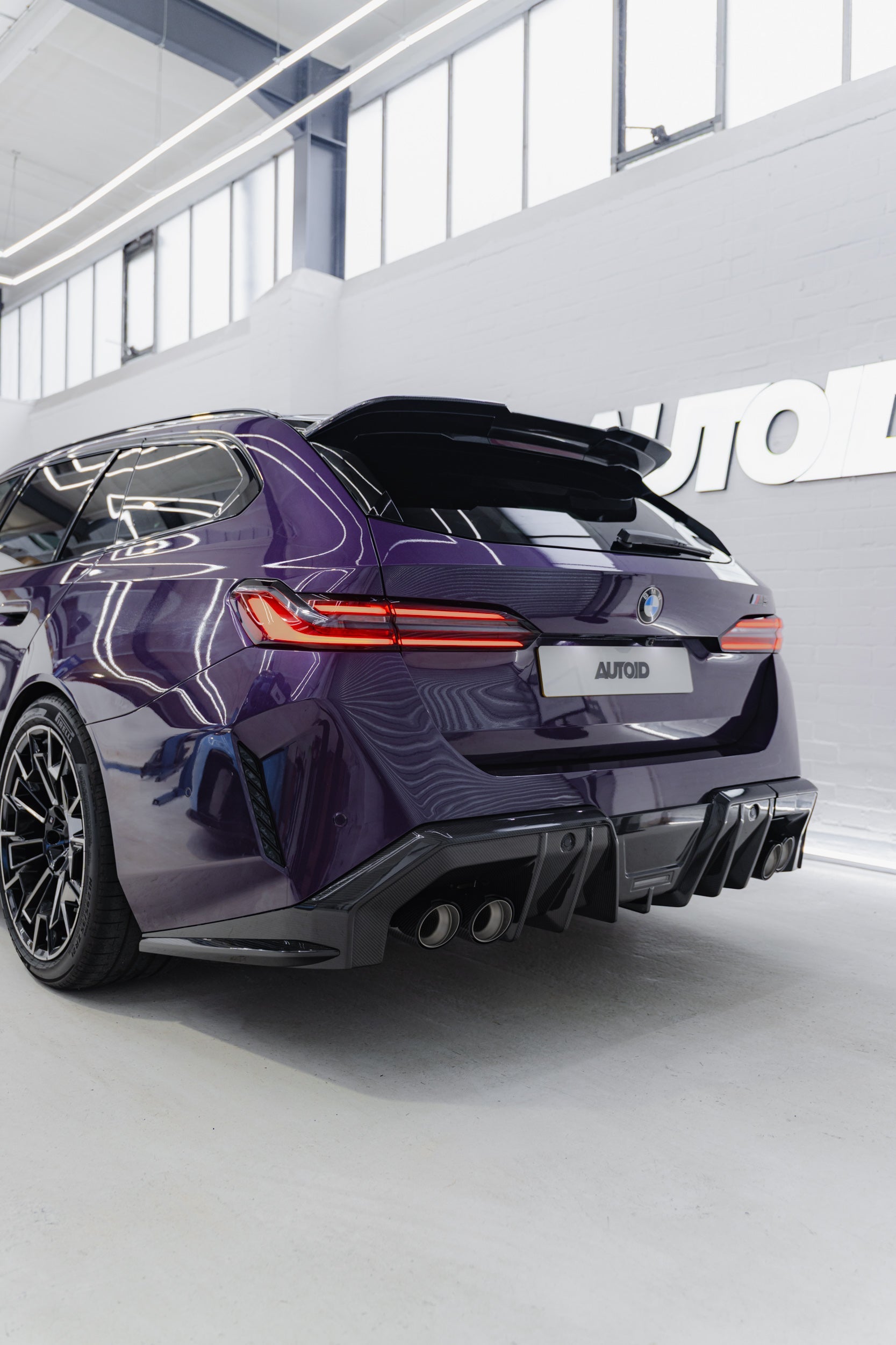 TRE BMW M5 G99 Touring & G61 5 Series Pre-Preg Carbon Fibre PR-1 Rear Spoiler by TRE  Rear Spoilers  AUTOID  