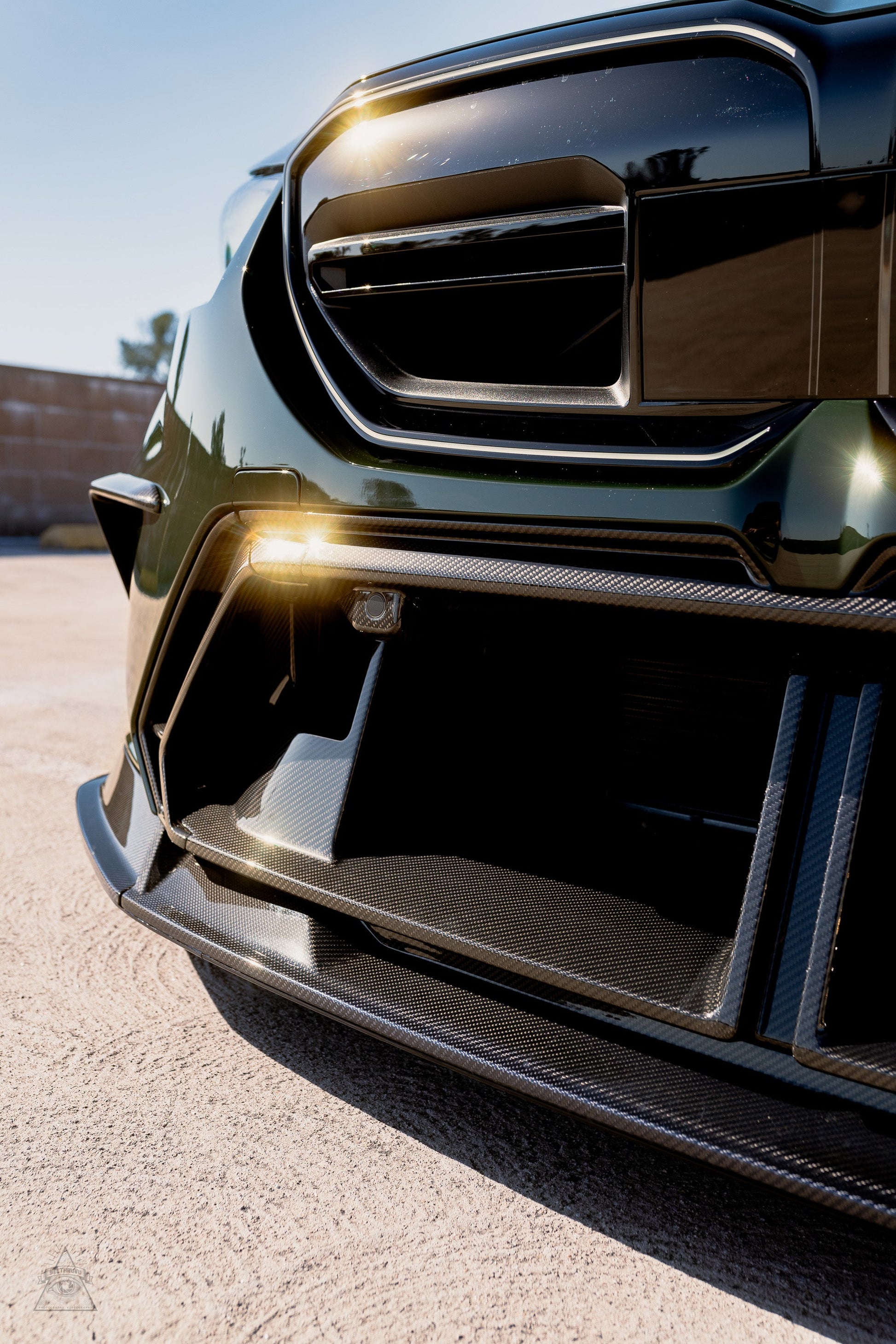 TRE BMW M5 G90 G99 Pre-Preg Carbon Fibre PR-1 Front Lip by TRE  Front Lips & Splitters  AUTOID®  