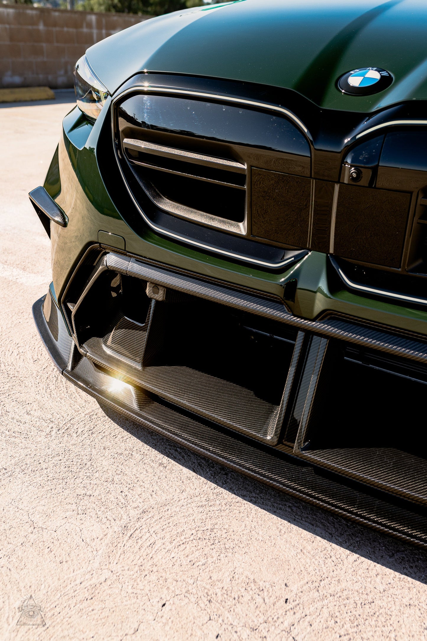 TRE BMW M5 G90 G99 Pre-Preg Carbon Fibre PR-1 Front Lip by TRE  Front Lips & Splitters  AUTOID®  