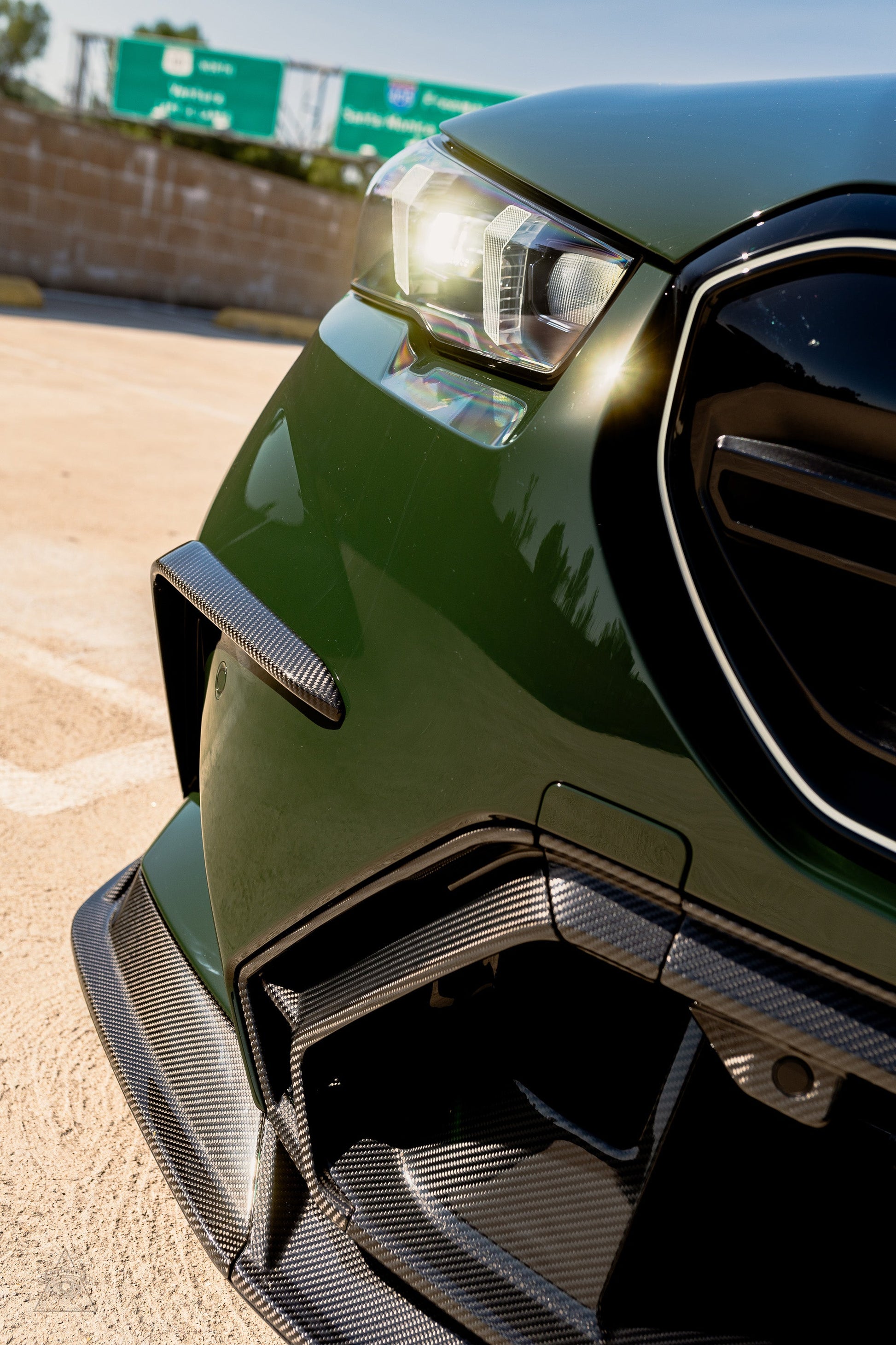 TRE BMW M5 G90 G99 Pre-Preg Carbon Fibre PR-1 Front Lip by TRE  Front Lips & Splitters  AUTOID®  