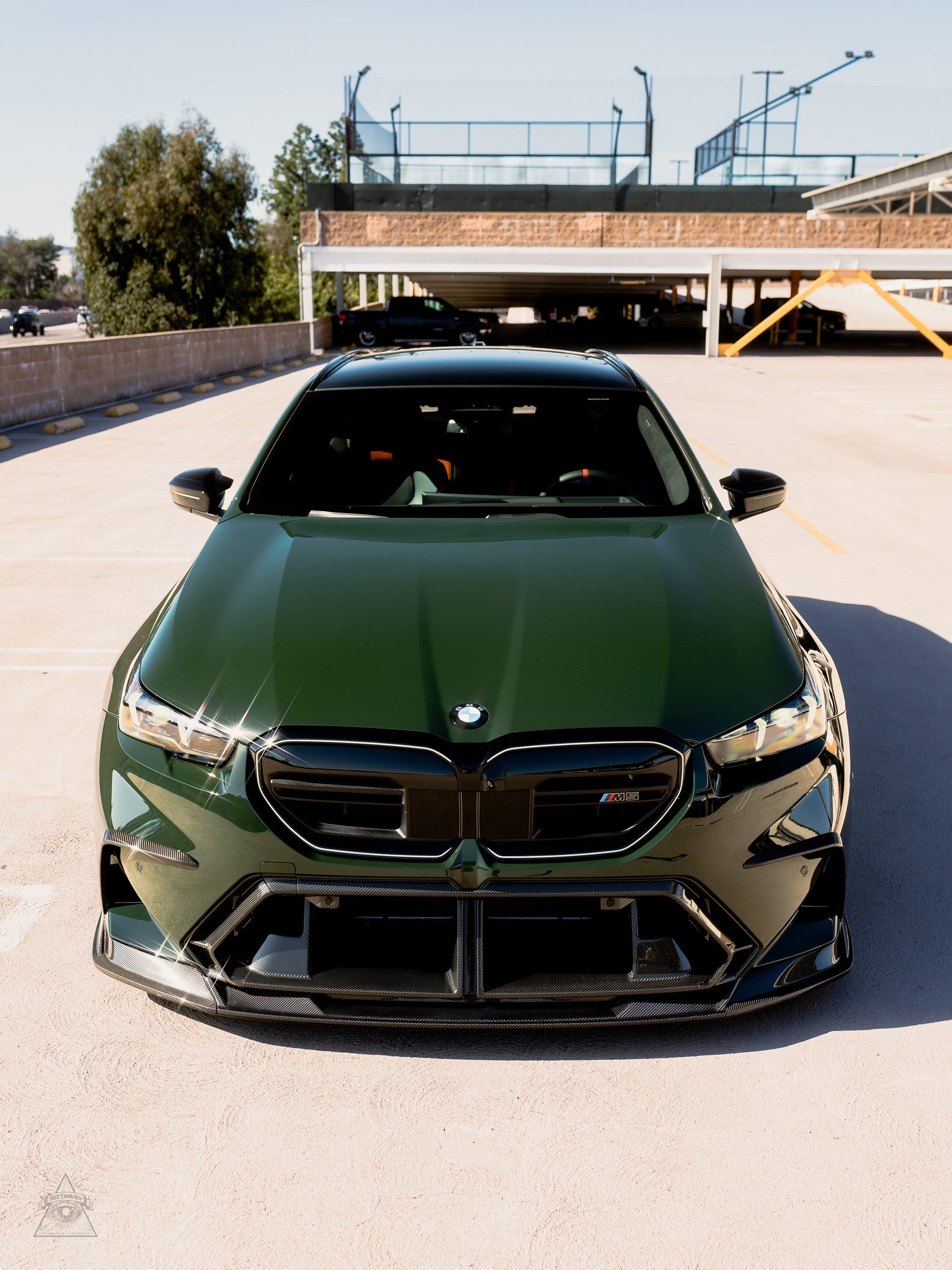 TRE BMW M5 G90 G99 Pre-Preg Carbon Fibre PR-1 Front Lip by TRE  Front Lips & Splitters  AUTOID®  