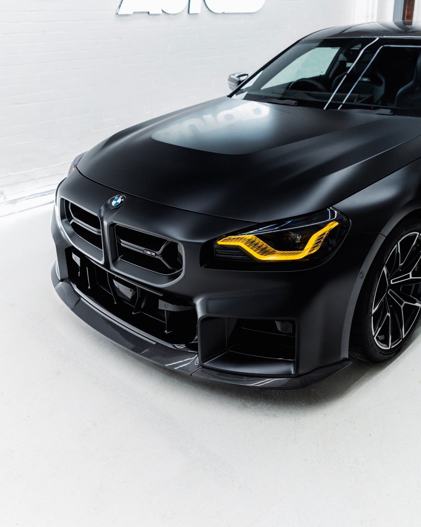 TRE BMW G87 M2 TR87 Carbon Fibre Flat Front Splitter by TRE (2023+)  Front Lips & Splitters  AUTOID®  