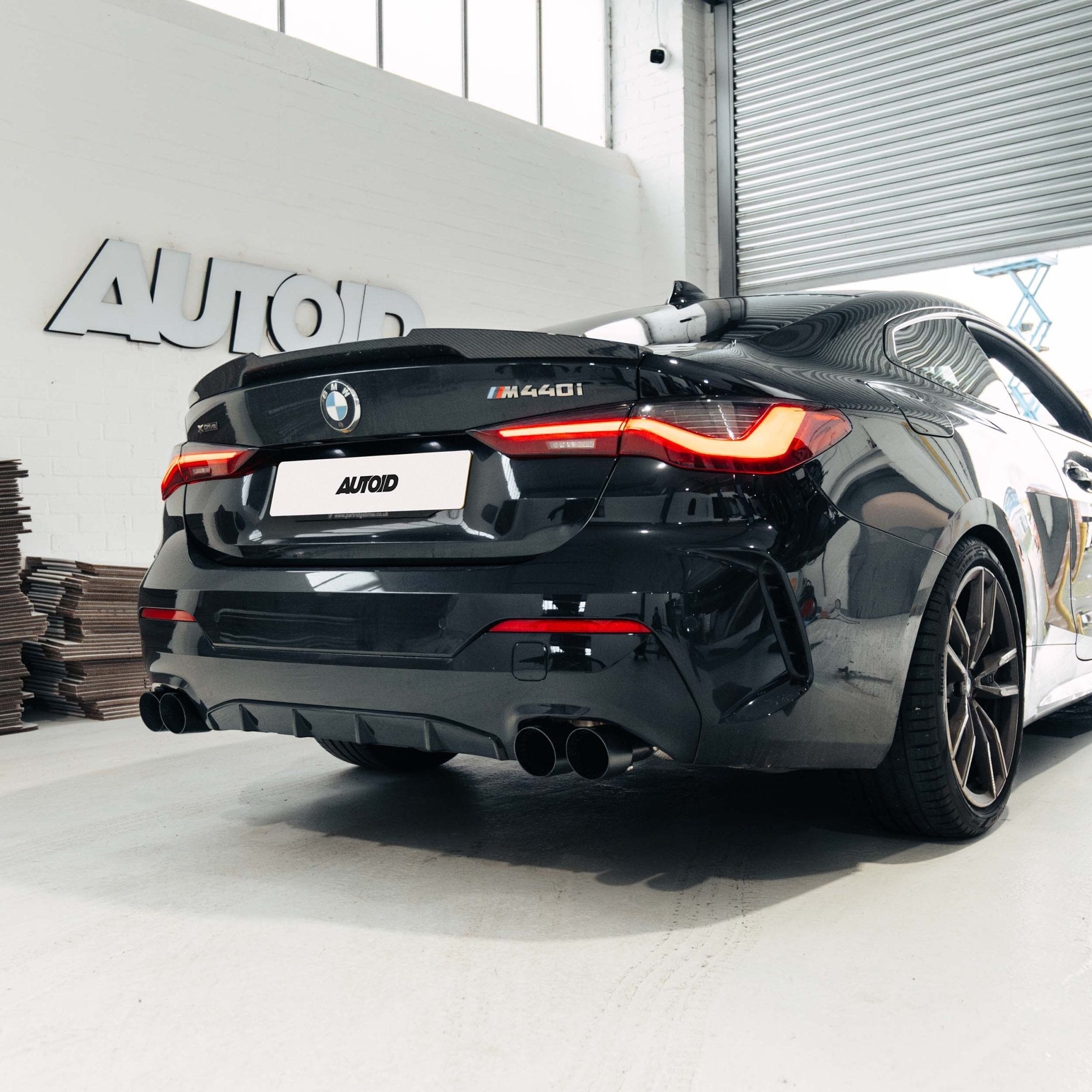 BMW M240i G42, M340i G20 and M440i G22 Cerakote Black Exhaust Tips