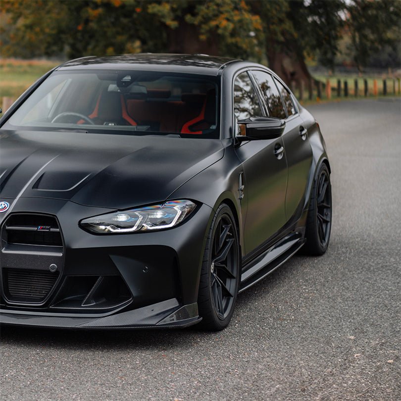 BMW M3 G80 G81 Pre-Preg Carbon Fibre PR-1 Side Skirts by TREVORA (2020 ...