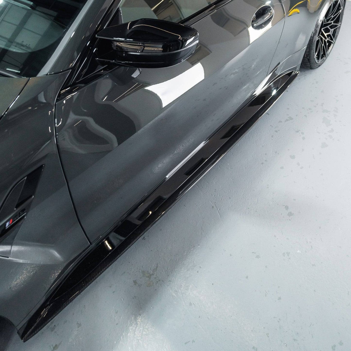 BMW M4 G82 G83 Pre - Preg Carbon Fibre PR - 1 Side Skirts by TRE (2020+) - AUTOID - Side Skirts & Winglets - TRE