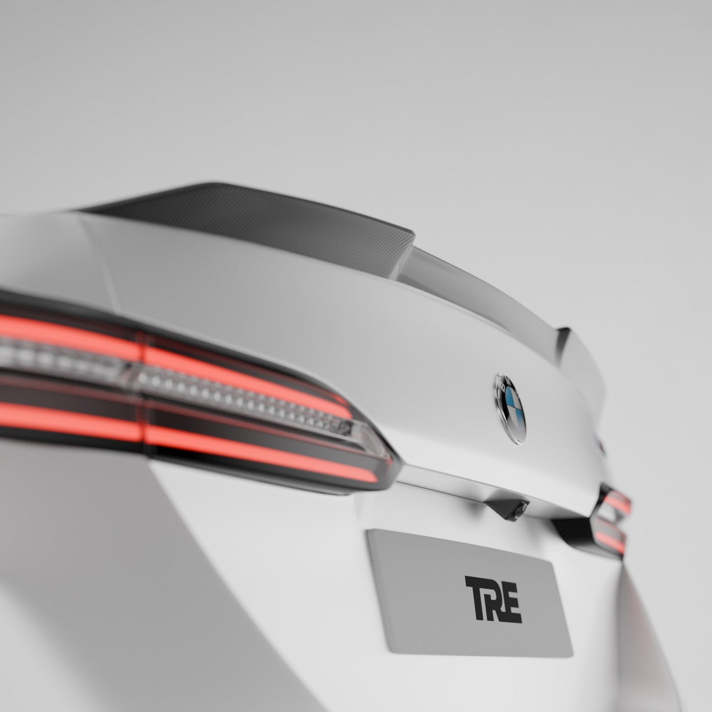 BMW M5 G90 & G60 5 Series Pre - Preg Carbon Fibre PR - 1 Rear Spoiler by TRE (2024+) - AUTOID - Rear Spoilers - TRE