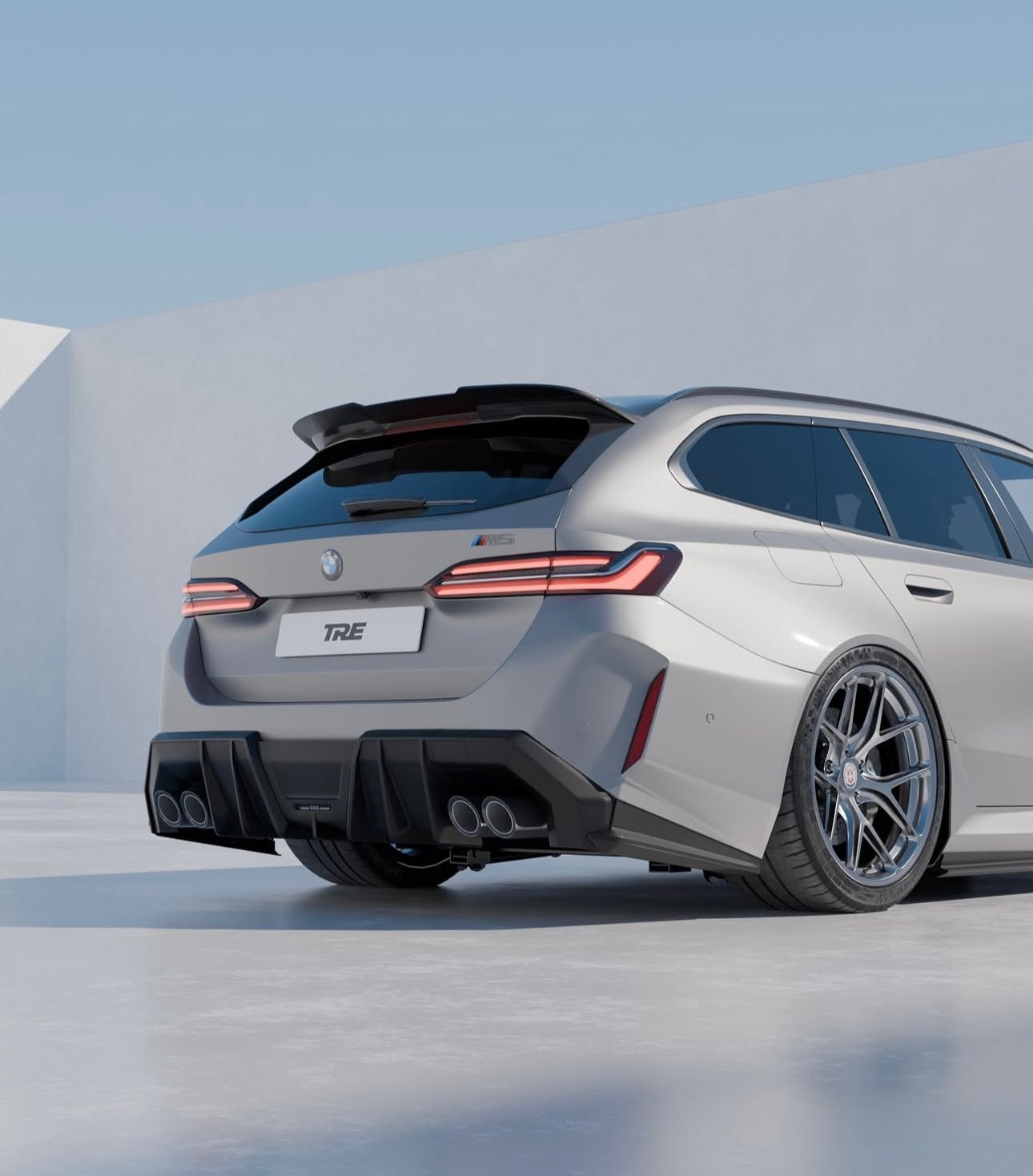 BMW M5 G99 Touring & G61 5 Series Pre - Preg Carbon Fibre PR - 1 Rear Spoiler by TRE - AUTOID - Rear Spoilers - TRE