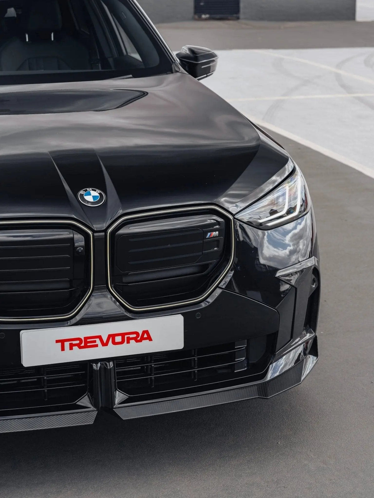 BMW X3 M50 G45 & M Sport Pre-preg Carbon Fibre PR-1 Front Splitter by TREVORA (2025+) - AUTOID® - Front Lips & Splitters - TREVORA