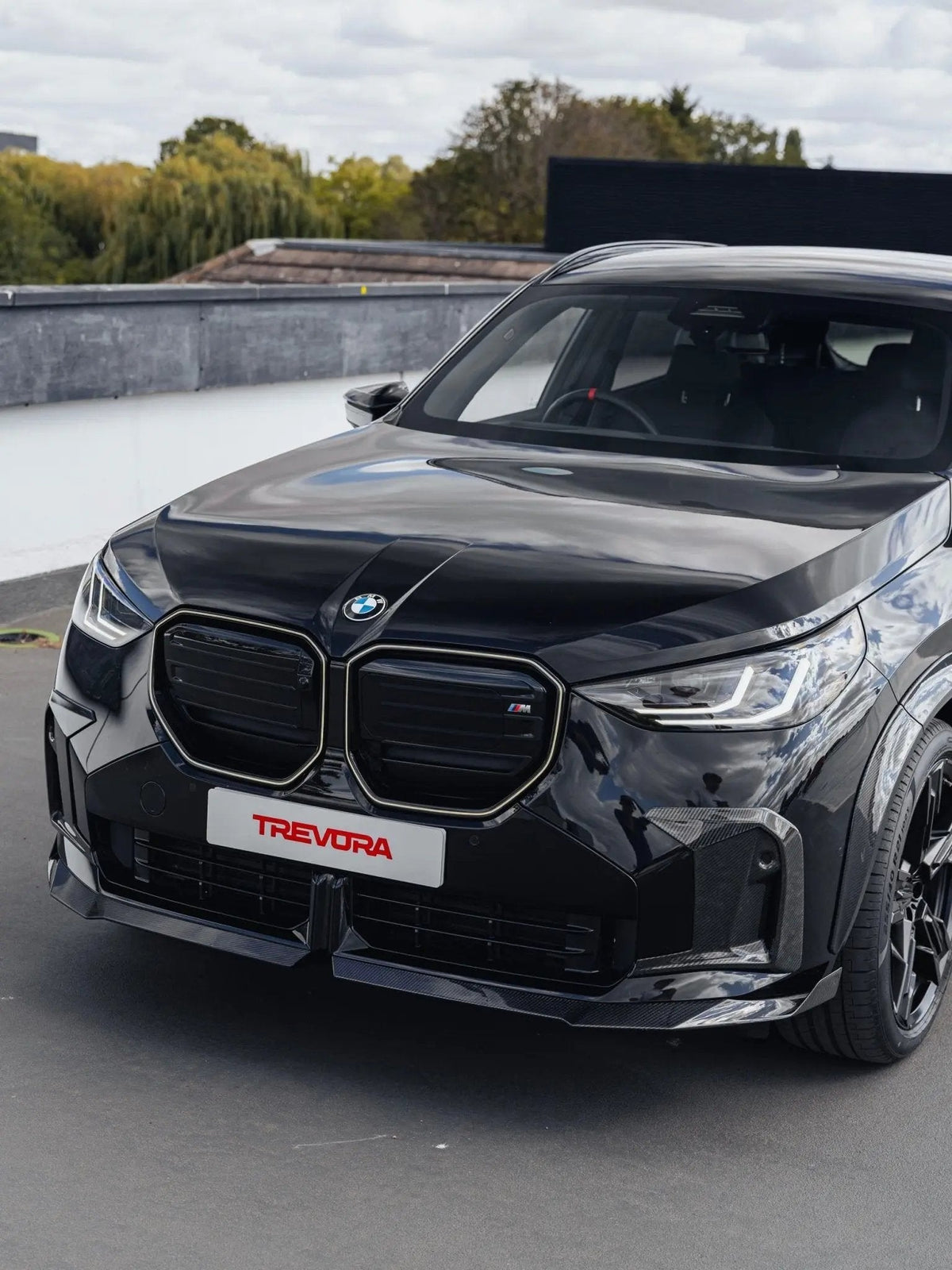 BMW X3 M50 G45 & M Sport Pre-preg Carbon Fibre PR-1 Front Splitter by TREVORA (2025+) - AUTOID® - Front Lips & Splitters - TREVORA